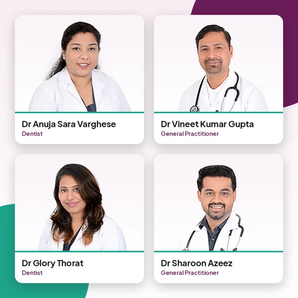 The doctors and dentists of Bright Care Clinic